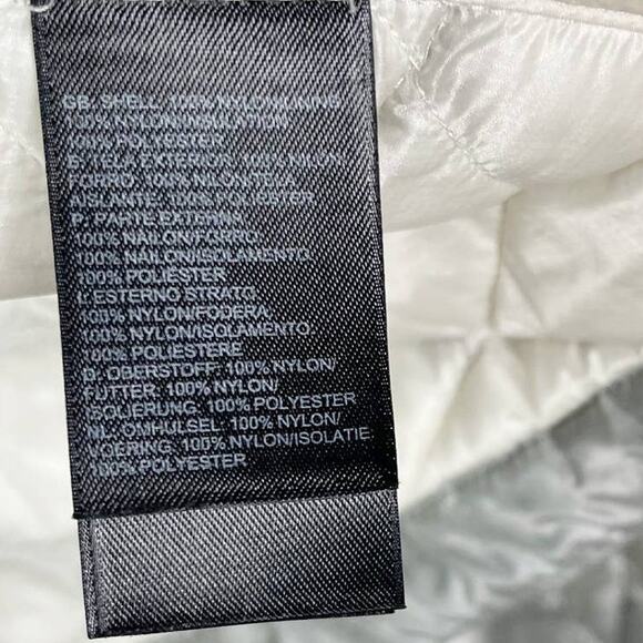 The North Face Womens Small Light Gray Thermoball Hooded Full Zip Jacket Quilted - Picture 10 of 13